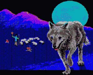 An in-game shot from Sign of the Wolf