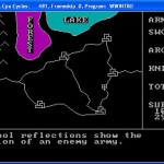 In-game screenshot of Wizard War on the IBM PC