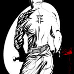 Sin City Concept Character Tong Enforcer Spotlight Red Blood