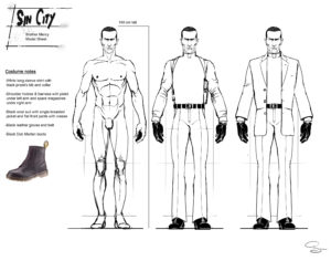 Sin City Model Sheet Brother Mercy
