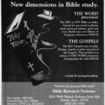 BibleResearchSystems Advert